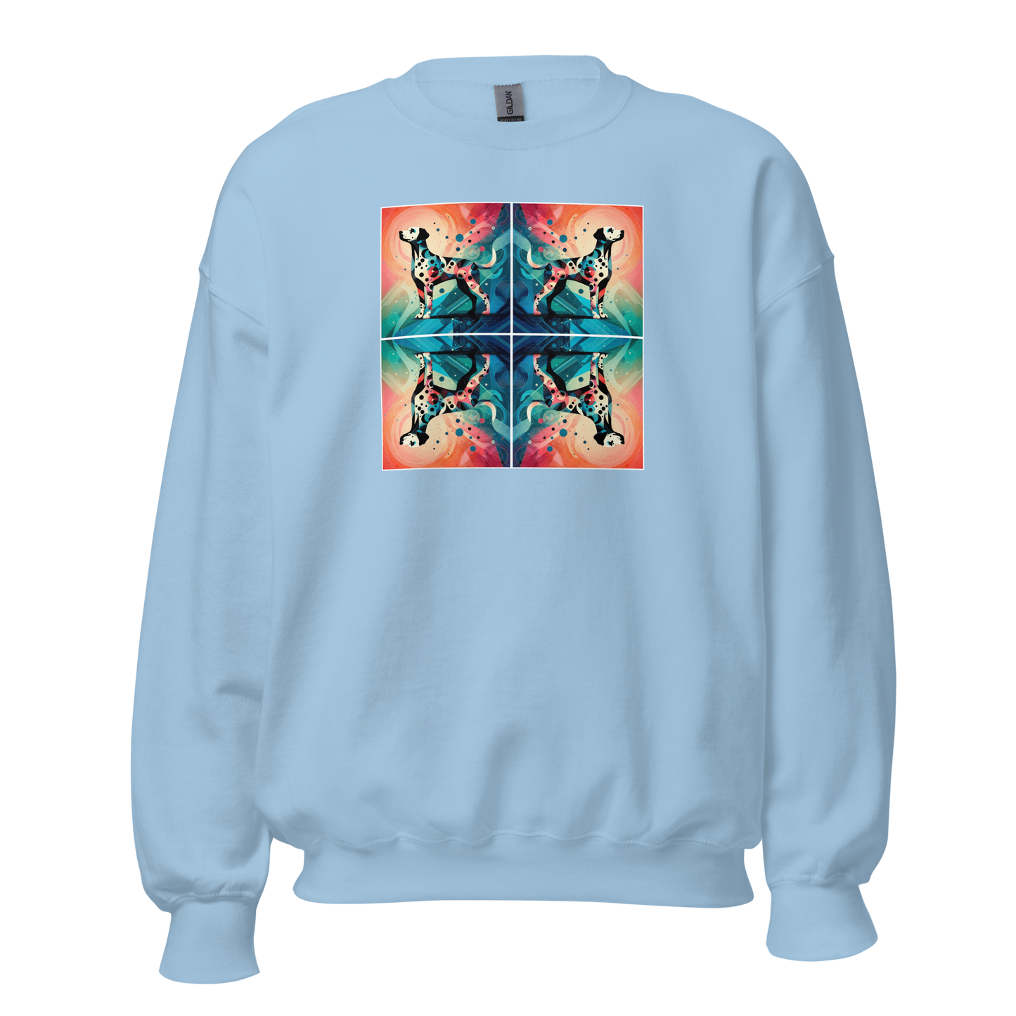 Vibrant Canine Mosaic - Preshrunk Sweatshirt