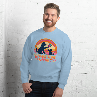 Rainbow Rendezvous - Pawsitive Love - Preshrunk Sweatshirt