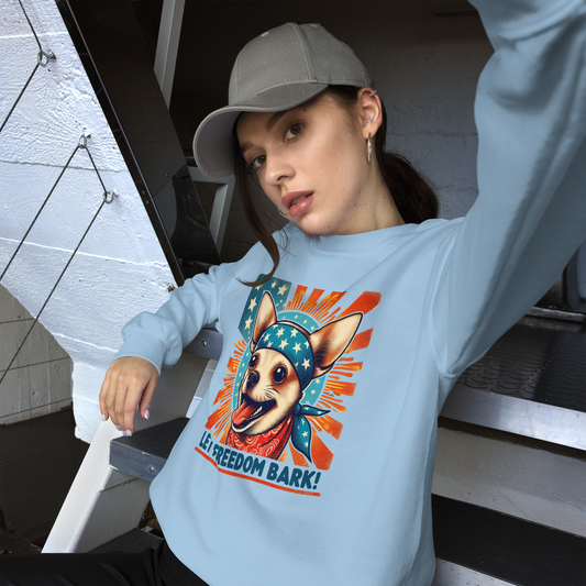 Freedom Chihuahua - Preshrunk Sweatshirt