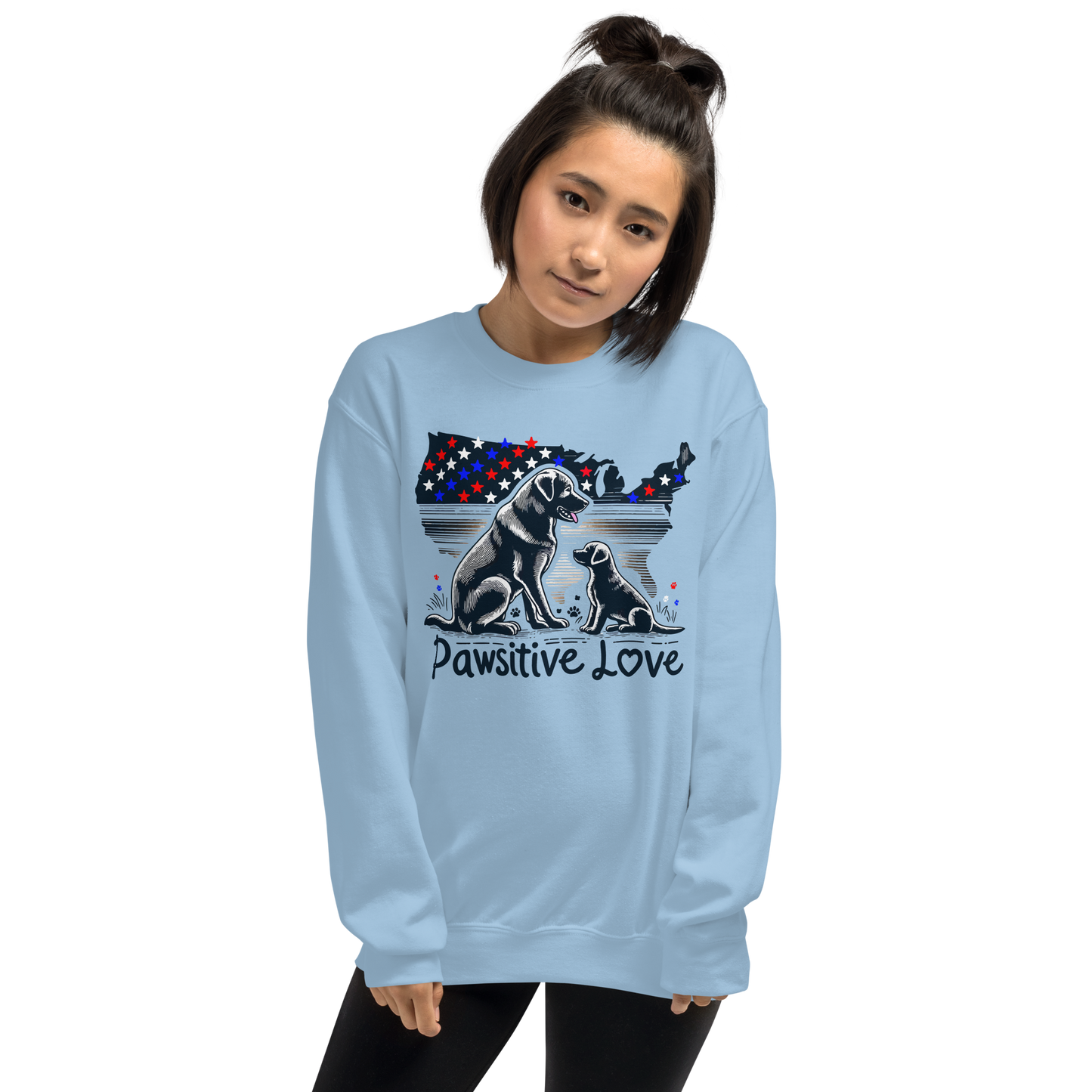 States of Devotion - Pawsitive Love - Preshrunk Sweatshirt