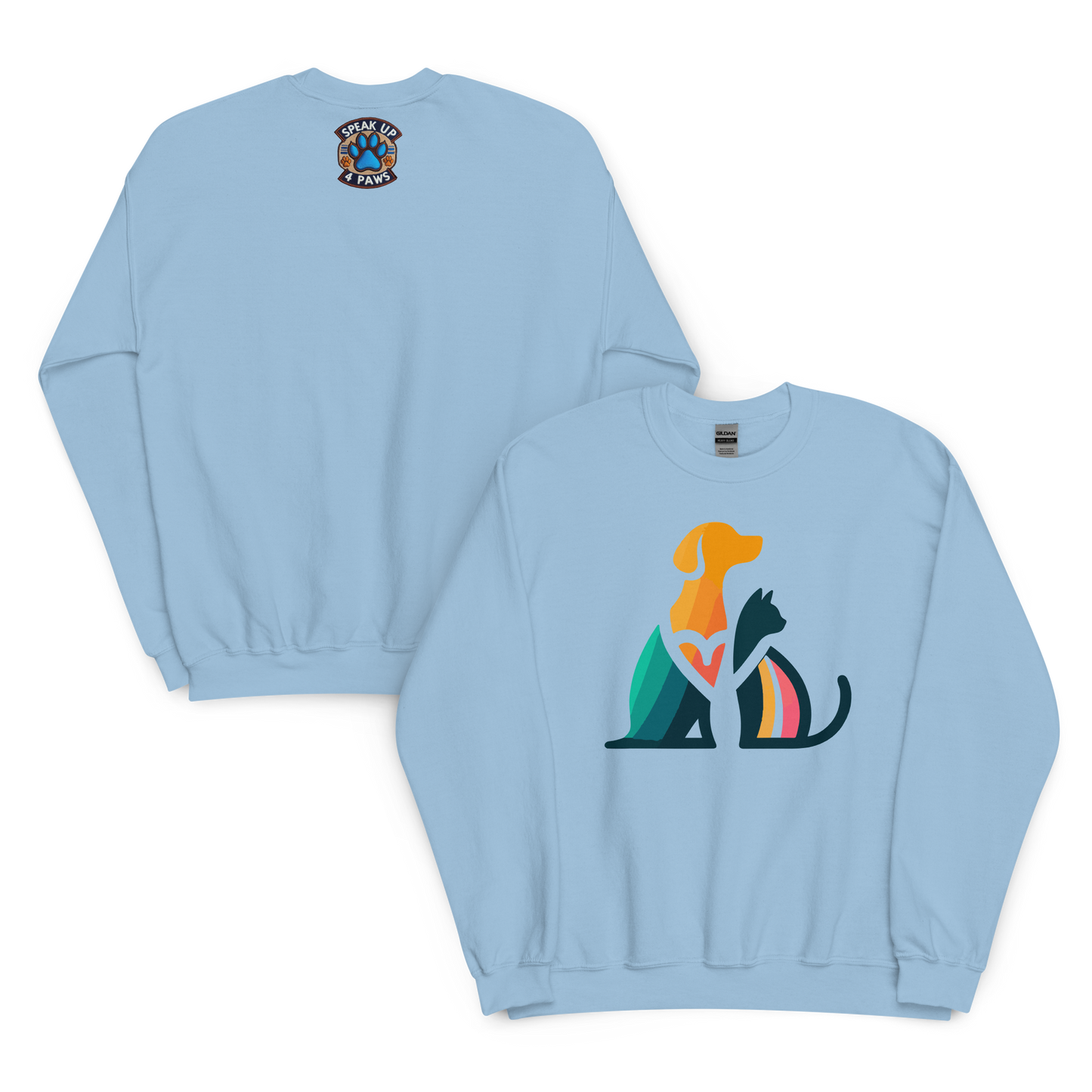 Unity Paws - Dog and Cat - Preshrunk Sweatshirt