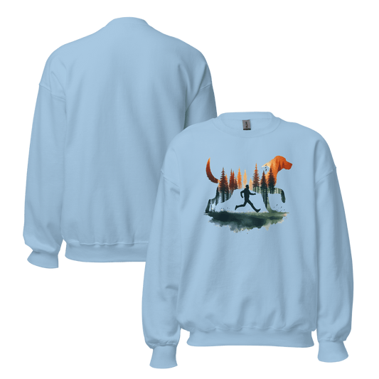 Forest Spirit - Sweatshirt | COLORS: LightBlue, Sport Grey, Sand, Ash - Preshrunk Sweatshirt - Speak Up 4 Paws