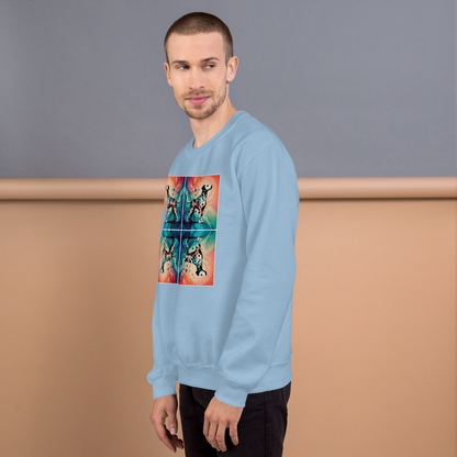 Vibrant Canine Mosaic - Preshrunk Sweatshirt