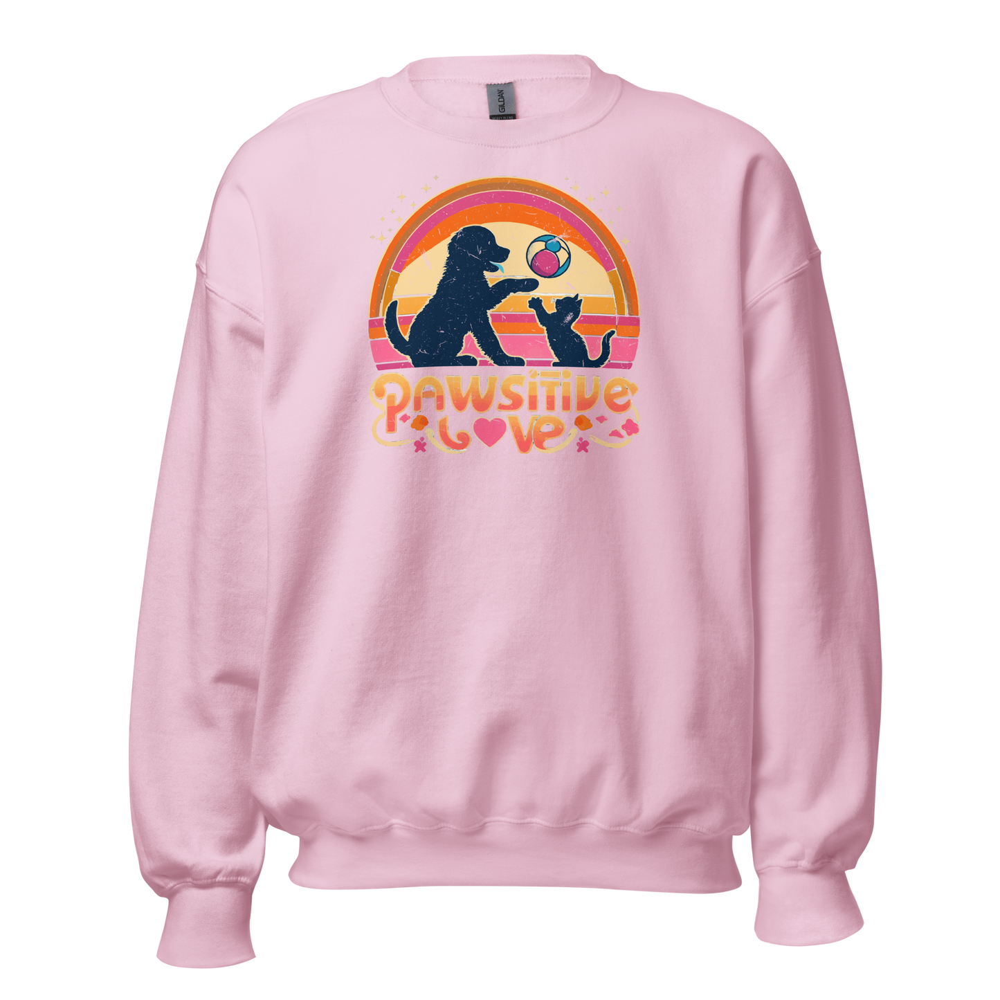 Rainbow Rendezvous - Pawsitive Love - Preshrunk Sweatshirt