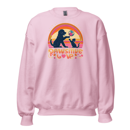 Rainbow Rendezvous - Pawsitive Love - Preshrunk Sweatshirt