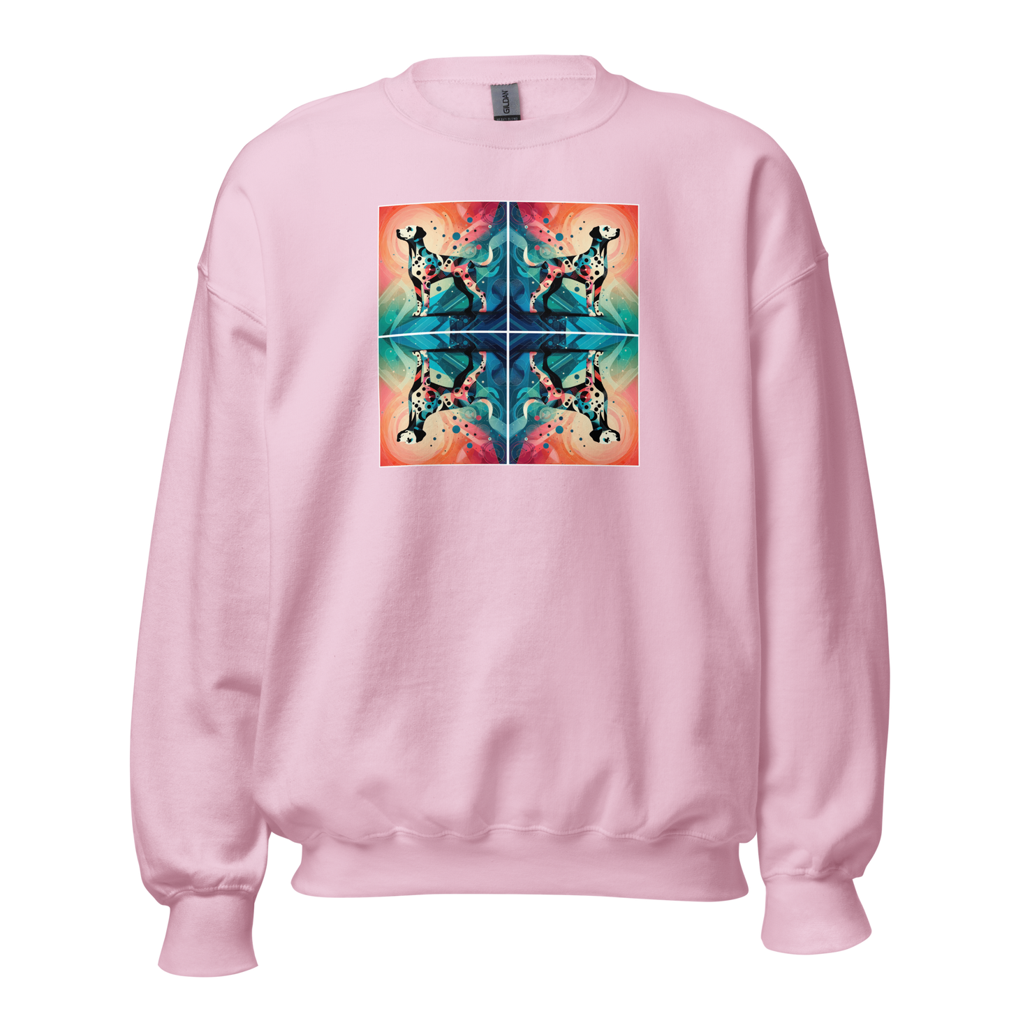 Vibrant Canine Mosaic - Preshrunk Sweatshirt