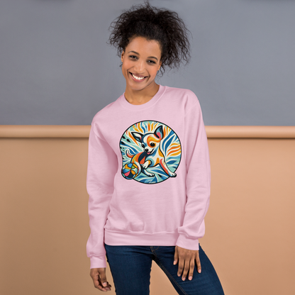 Chihuahuas Playful Dance - Preshrunk Sweatshirt