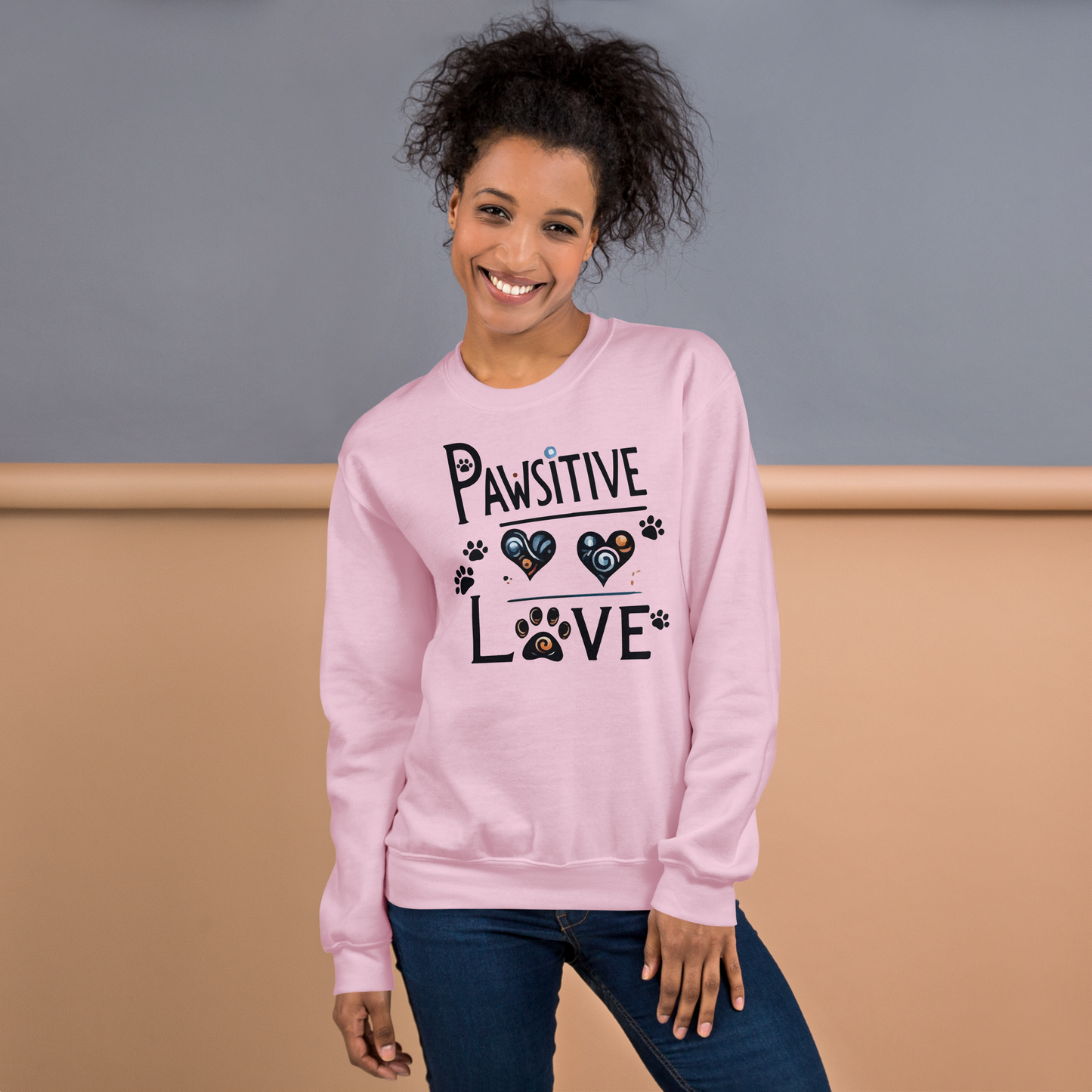 Pawsitive Love - Preshrunk Sweatshirt