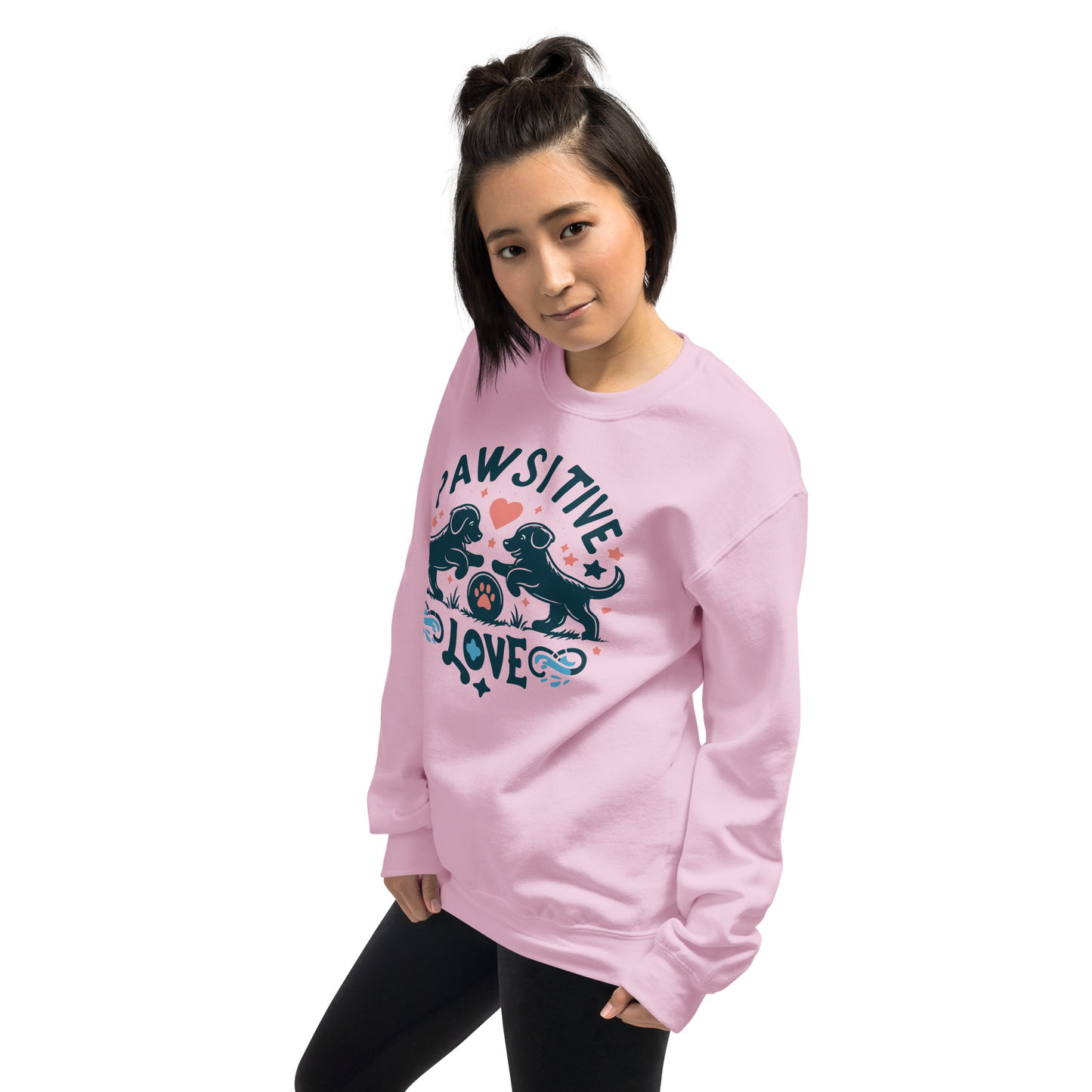 Sketchy Tails - Pawsitive Love - Preshrunk Sweatshirt