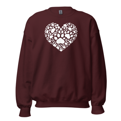 Paws of Compassion - Heart - Preshrunk Sweatshirt