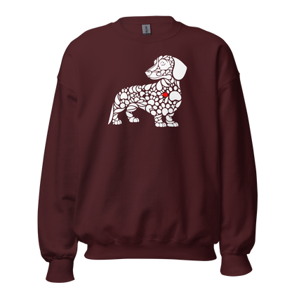 Paws of Devotion - Dachshund - Preshrunk Sweatshirt