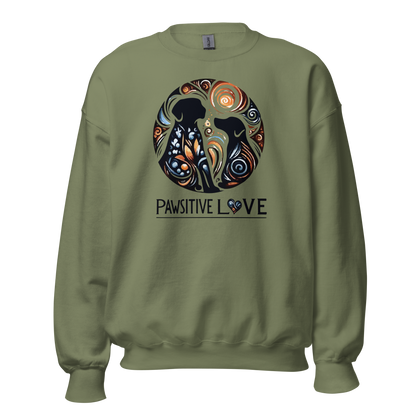 Canine Whirlpool -Pawsitive Love - Preshrunk Sweatshirt