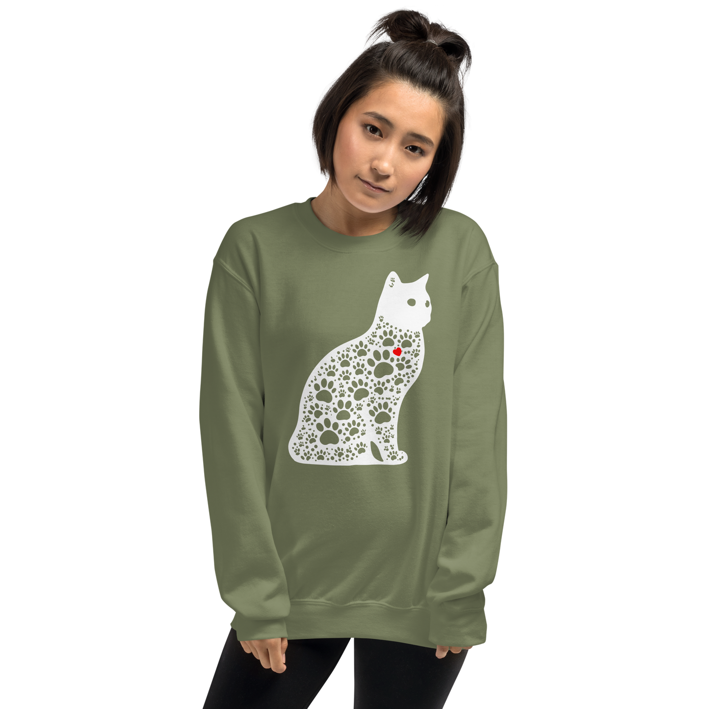 Paws in Harmony - Cat - Preshrunk Sweatshirt