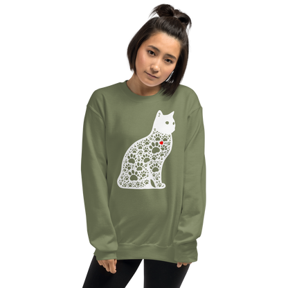 Paws in Harmony - Cat - Preshrunk Sweatshirt