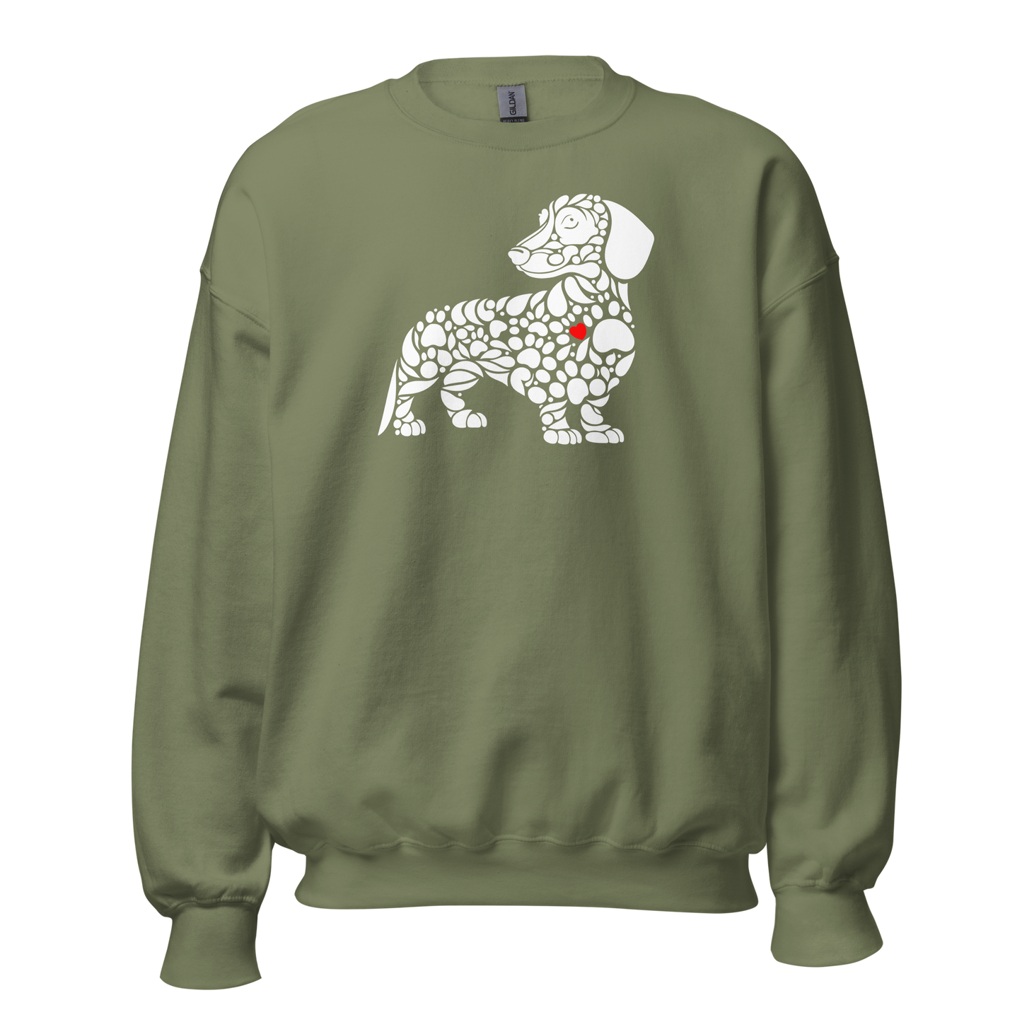 Paws of Devotion - Dachshund - Preshrunk Sweatshirt