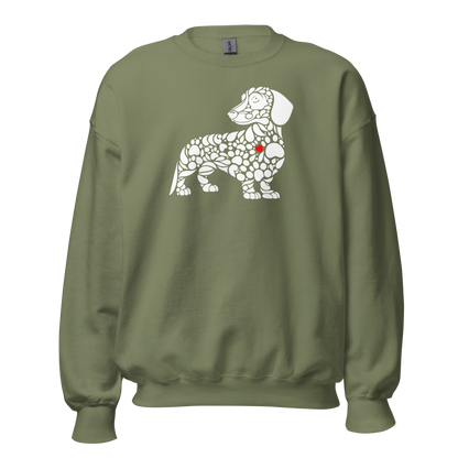 Paws of Devotion - Dachshund - Preshrunk Sweatshirt