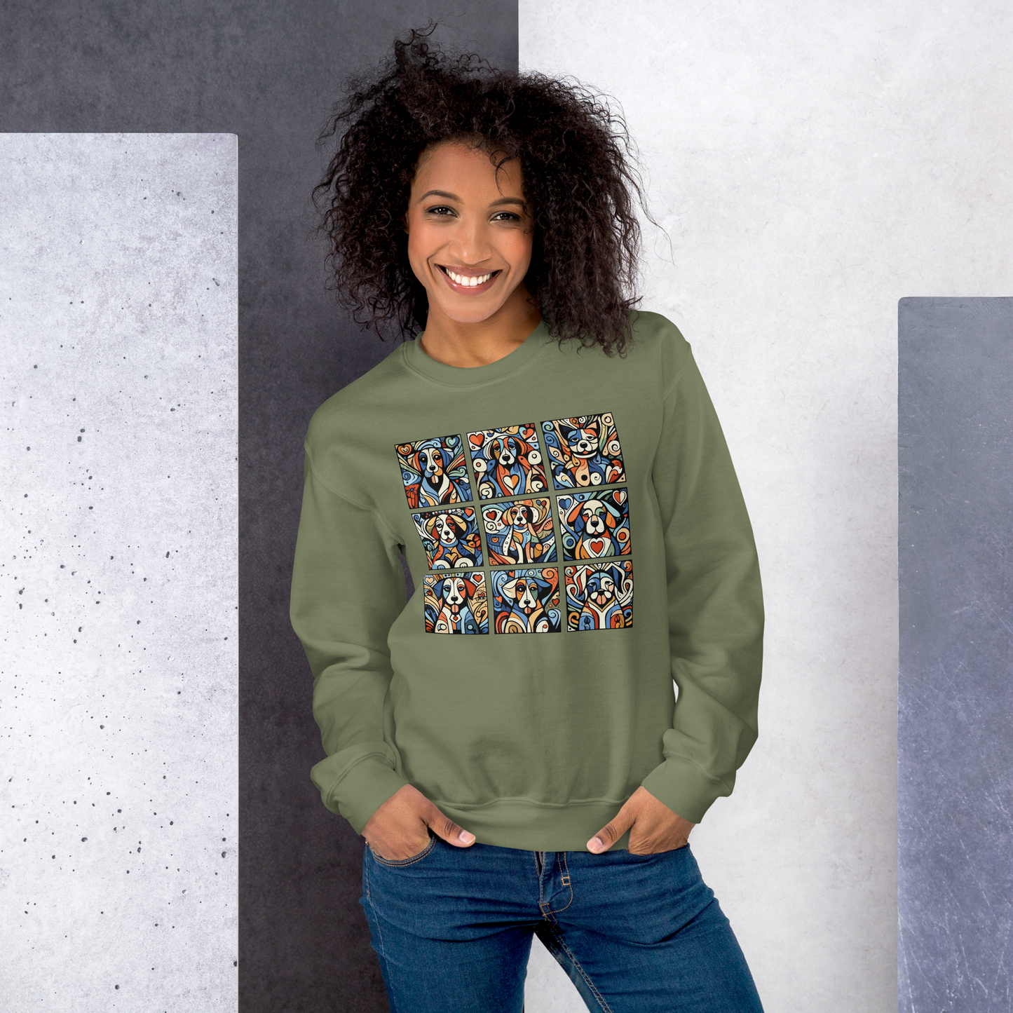 Paws in Harmony - Matisse - Preshrunk Sweatshirt