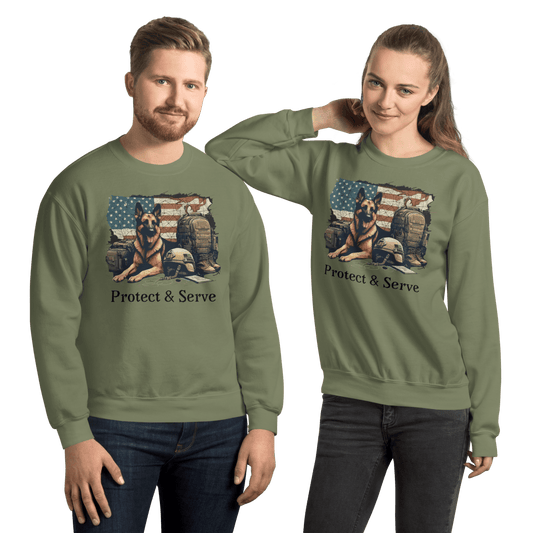 Sentinel of Valor - Preshrunk Sweatshirt - Preshrunk Sweatshirt - Speak Up 4 Paws