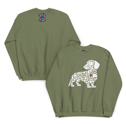 Paws of Devotion - Dachshund - Preshrunk Sweatshirt