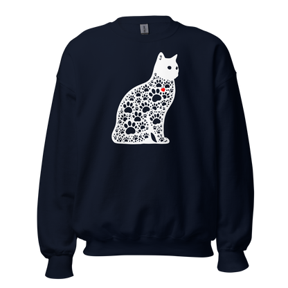 Paws in Harmony - Cat - Preshrunk Sweatshirt