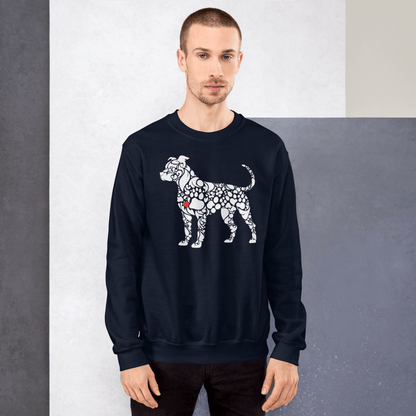 Paws of Loyalty - Sweatshirt | COLORS: Navy, Maroon, Forest Green, Charcoal - Preshrunk Sweatshirt - Speak Up 4 Paws