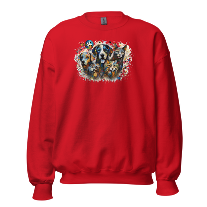 Paws in Colorful Conversation - Pollock - Preshrunk Sweatshirt