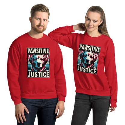 Bark Nirvana - Pawsitive Justice - Preshrunk Sweatshirt