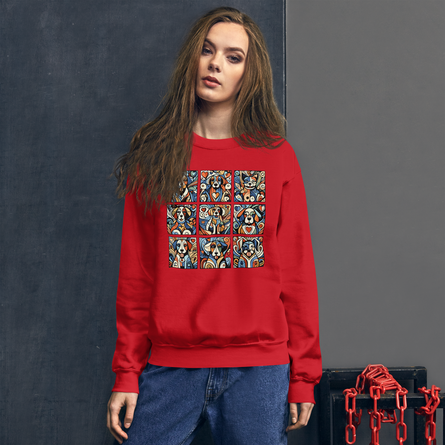 Paws in Harmony - Matisse - Preshrunk Sweatshirt