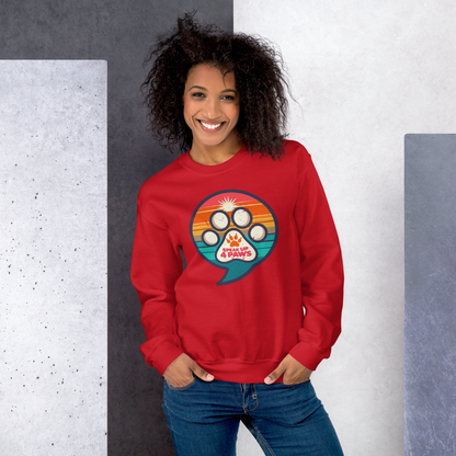 Speak Up 4 Paws - 1970s - Preshrunk Sweatshirt