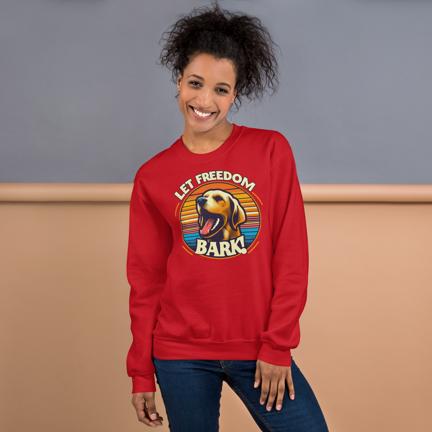 Bark of Freedom Trio - Lab- Preshrunk Sweatshirt