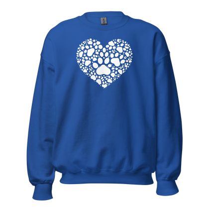 Paws of Compassion - Heart - Preshrunk Sweatshirt