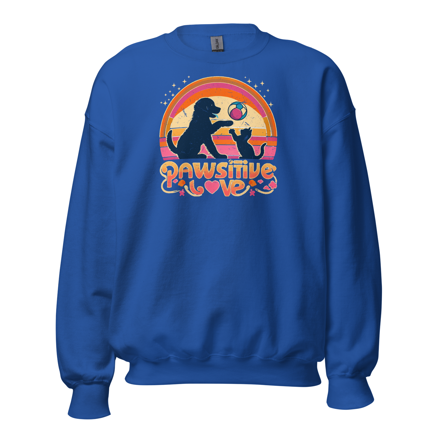 Rainbow Rendezvous - Pawsitive Love - Preshrunk Sweatshirt