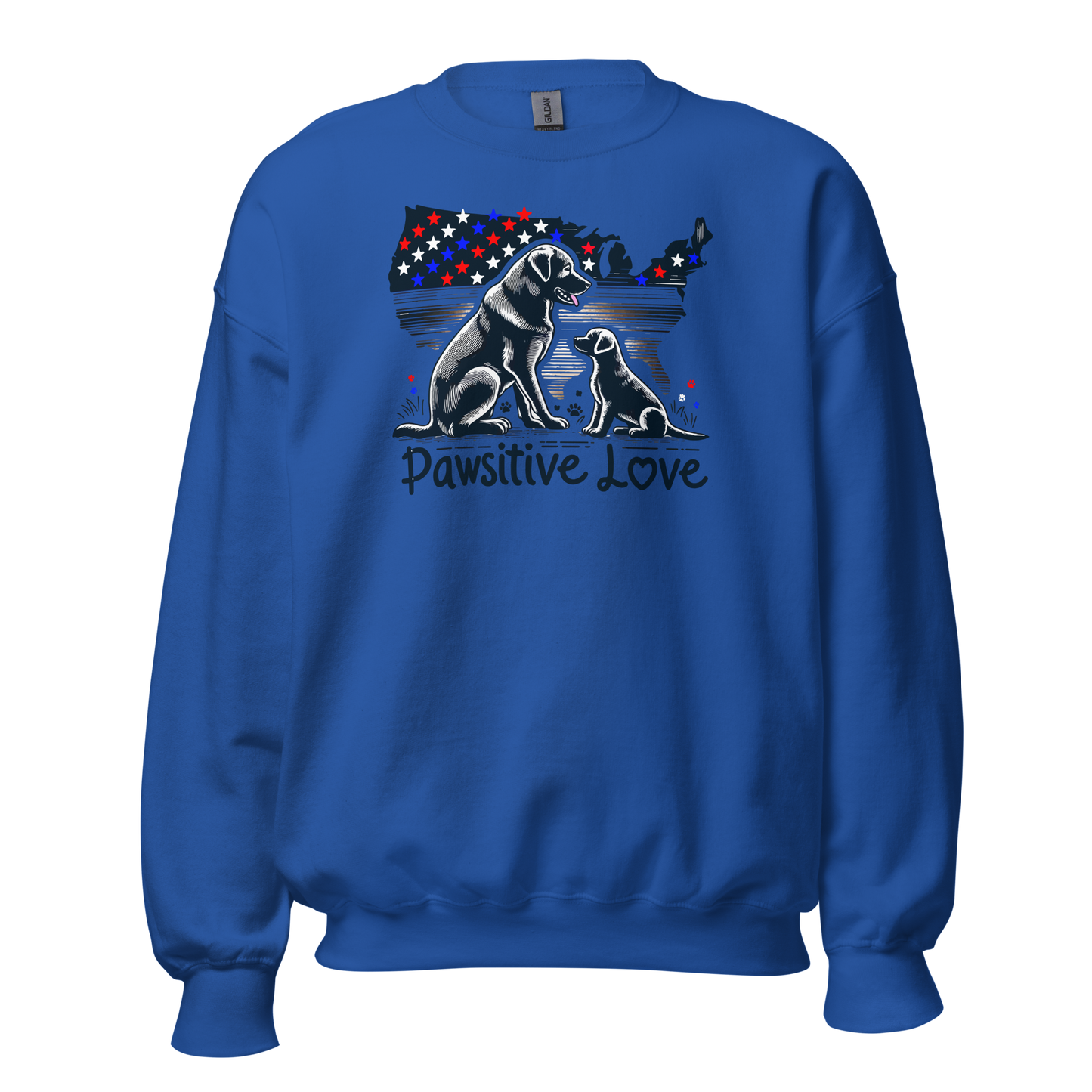 States of Devotion - Pawsitive Love - Preshrunk Sweatshirt