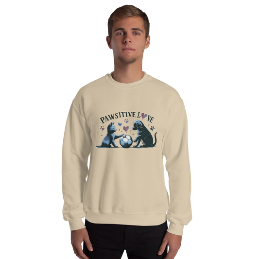 Azure Harmony - Pawsitive Love - Preshrunk Sweatshirt