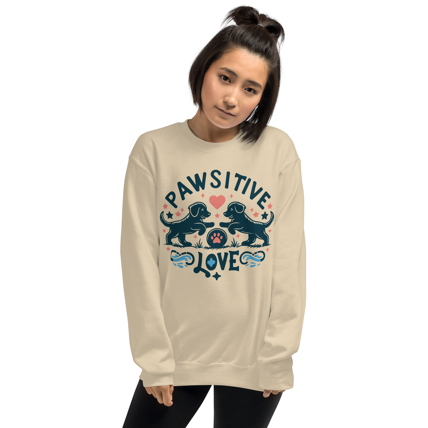 Sketchy Tails - Pawsitive Love - Preshrunk Sweatshirt