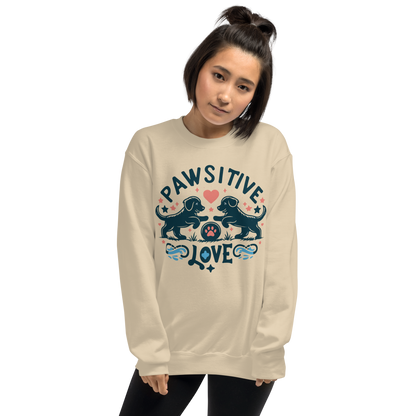 Sketchy Tails - Pawsitive Love - Preshrunk Sweatshirt