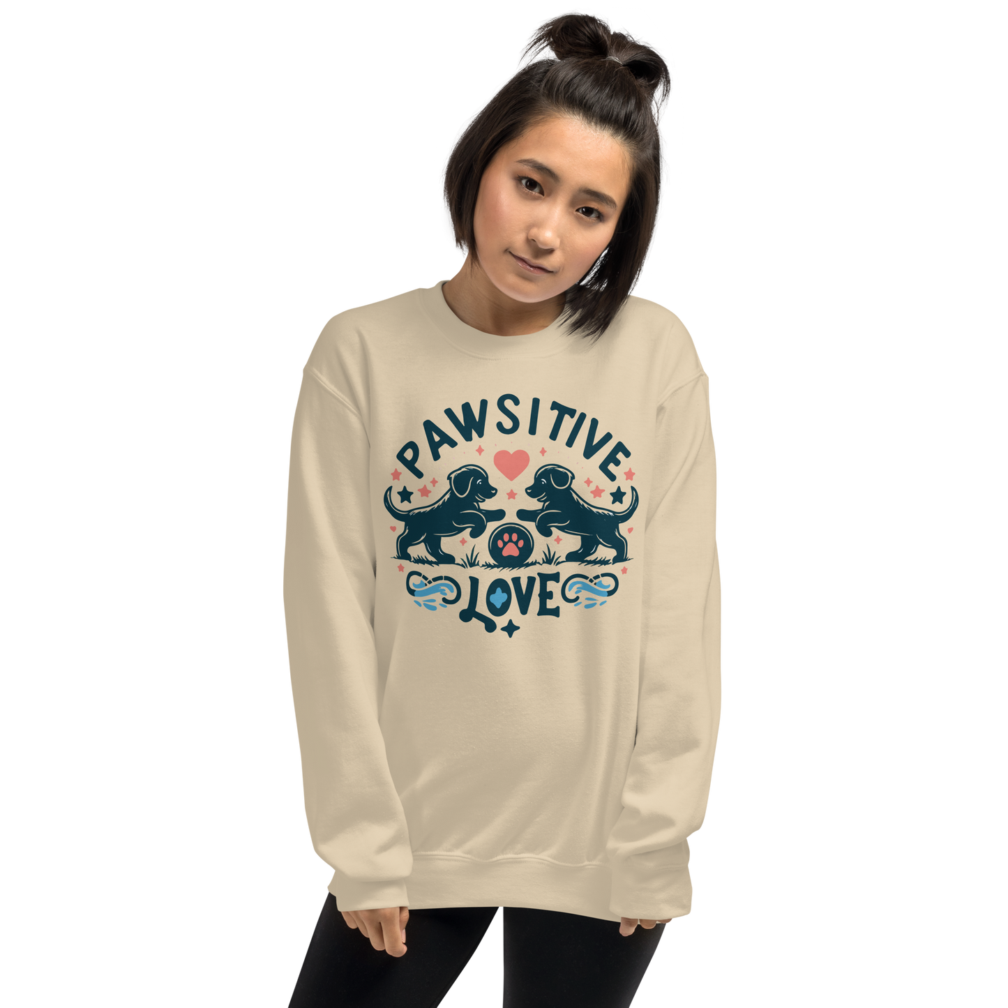 Sketchy Tails - Pawsitive Love - Preshrunk Sweatshirt