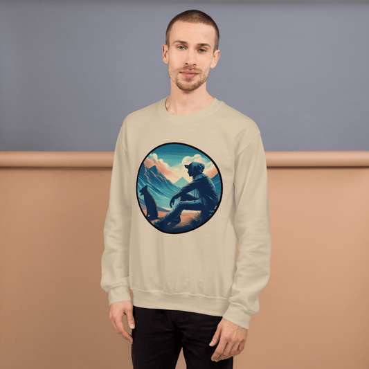 Dawn's Embrace - Sweatshirt | COLORS: Sand, Charcoal, Indigo Blue, Graphite Heather - Preshrunk Sweatshirt - Speak Up 4 Paws
