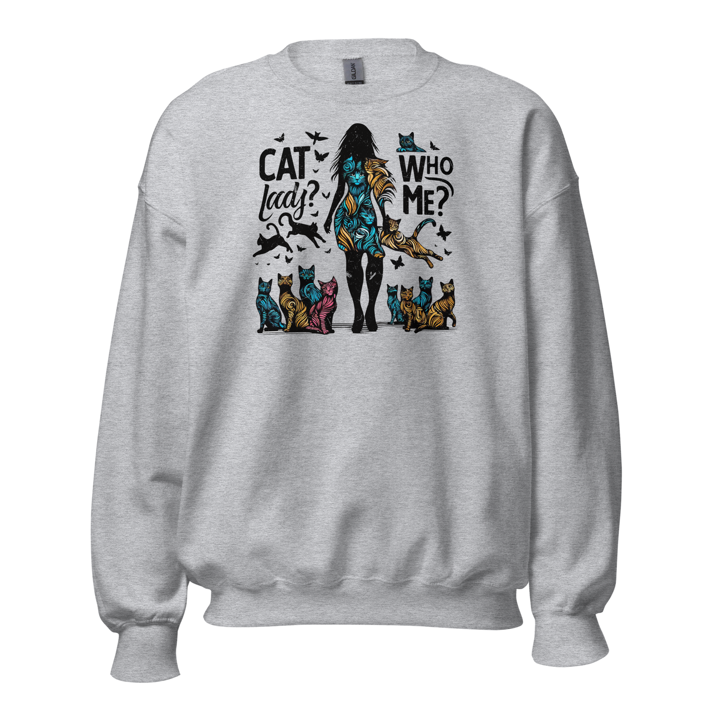 Feline Reverie - Preshrunk Sweatshirt