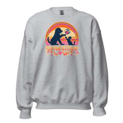 Rainbow Rendezvous - Pawsitive Love - Preshrunk Sweatshirt