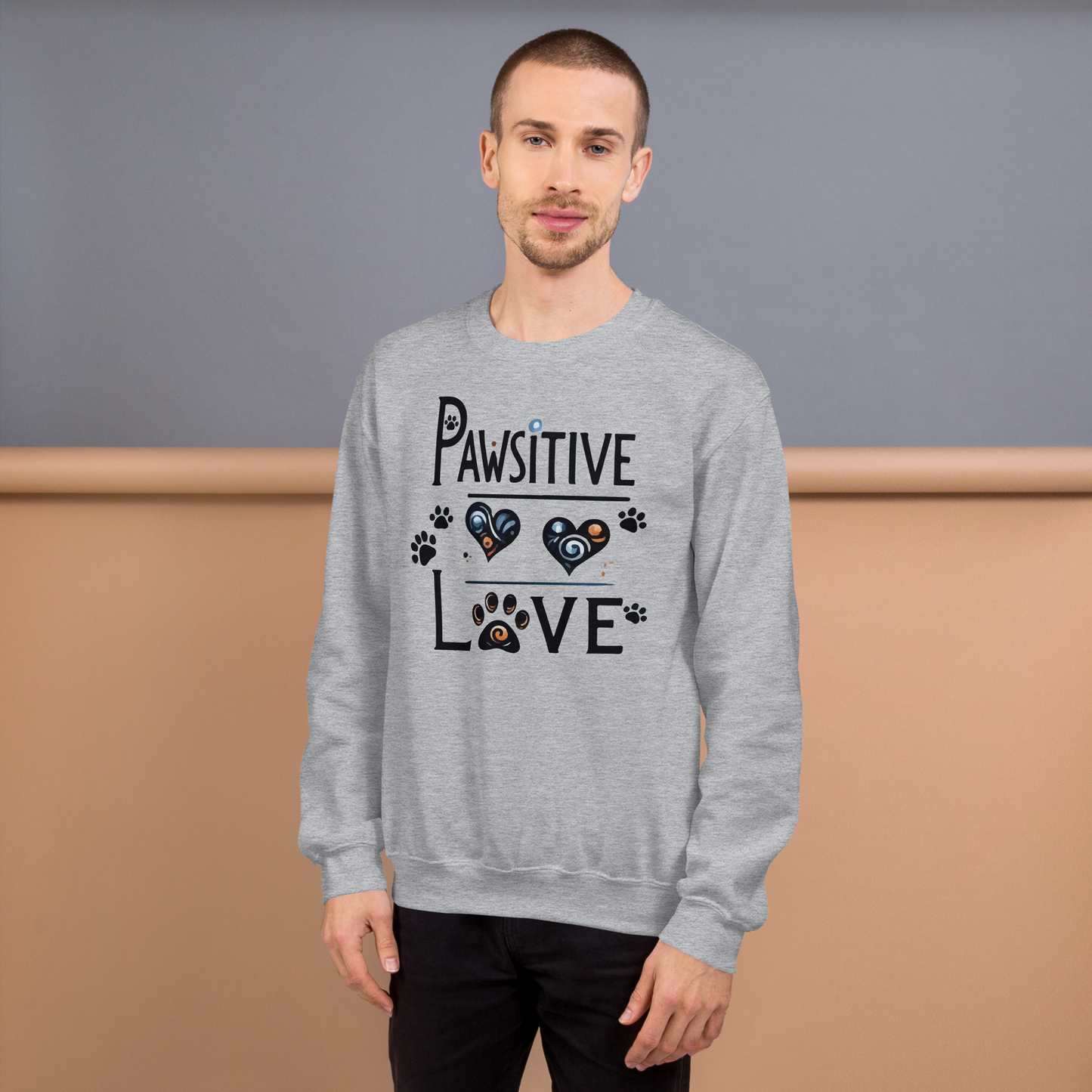 Pawsitive Love - Preshrunk Sweatshirt