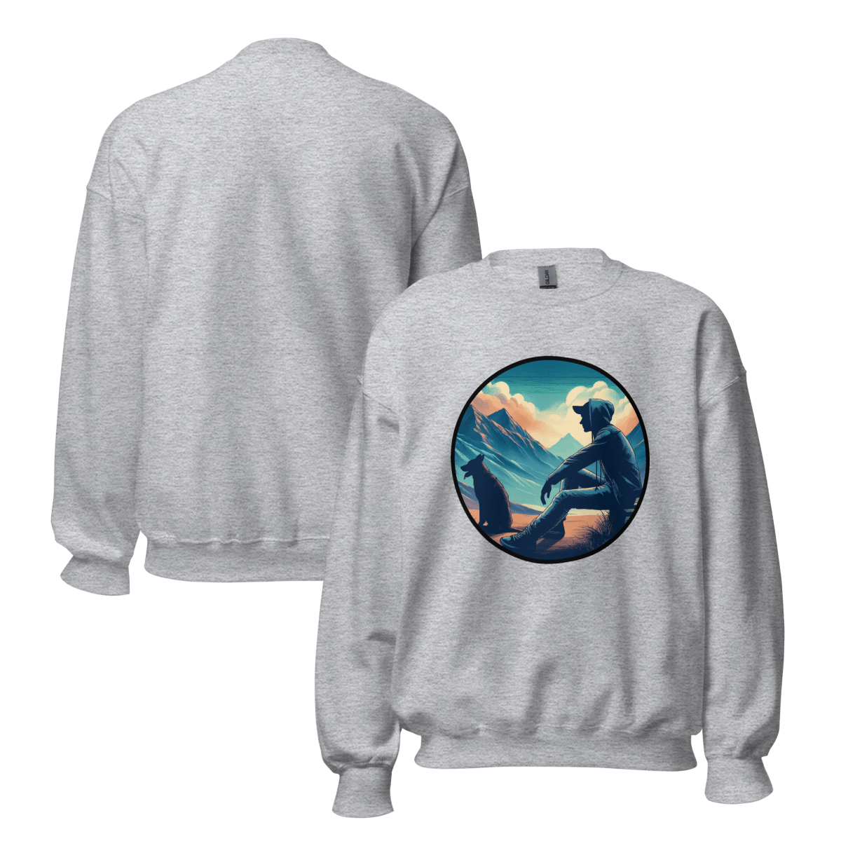 Dawn's Embrace - Oversized Sweatshirt | COLORS: Graphite Heather, Charcoal, Sport Grey, Ash - pr - Speak Up 4 Paws