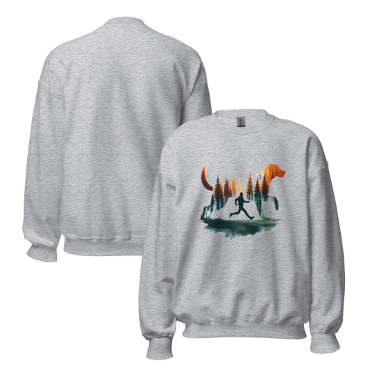 Forest Spirit - Oversized Sweatshirt | COLORS: Sport Grey, Ash - Preshrunk Sweatshirt - Speak Up 4 Paws