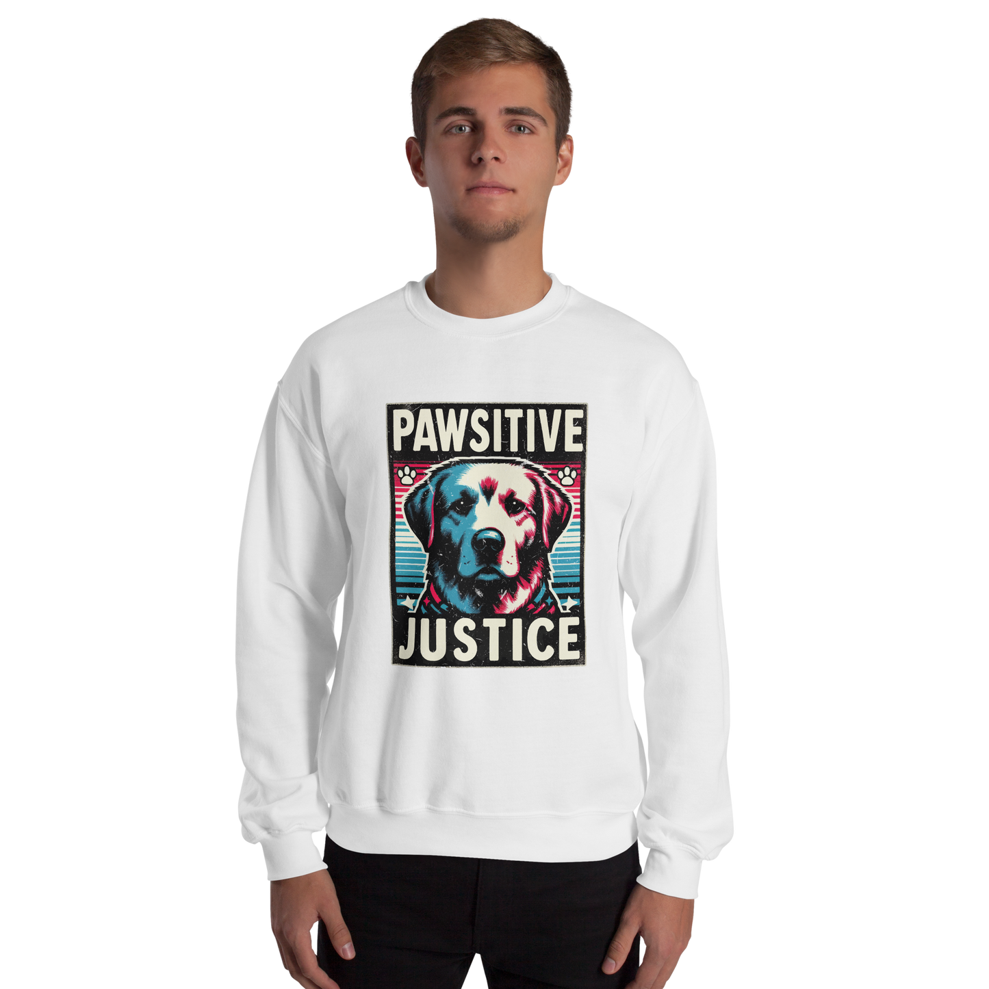 Bark Nirvana - Pawsitive Justice - Preshrunk Sweatshirt