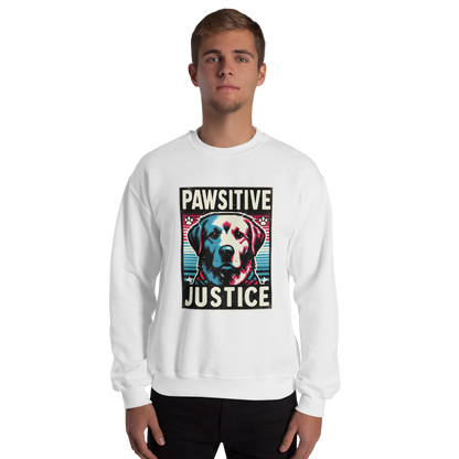 Bark Nirvana - Pawsitive Justice - Preshrunk Sweatshirt