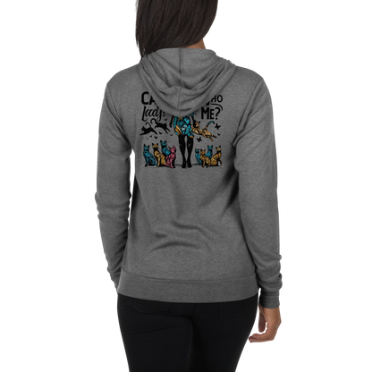 Feline Reverie - Lightweight Zip Hoodie