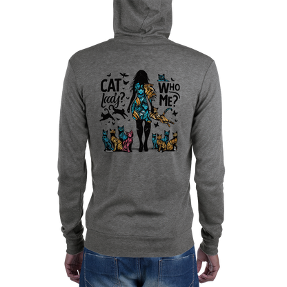 Feline Reverie - Lightweight Zip Hoodie