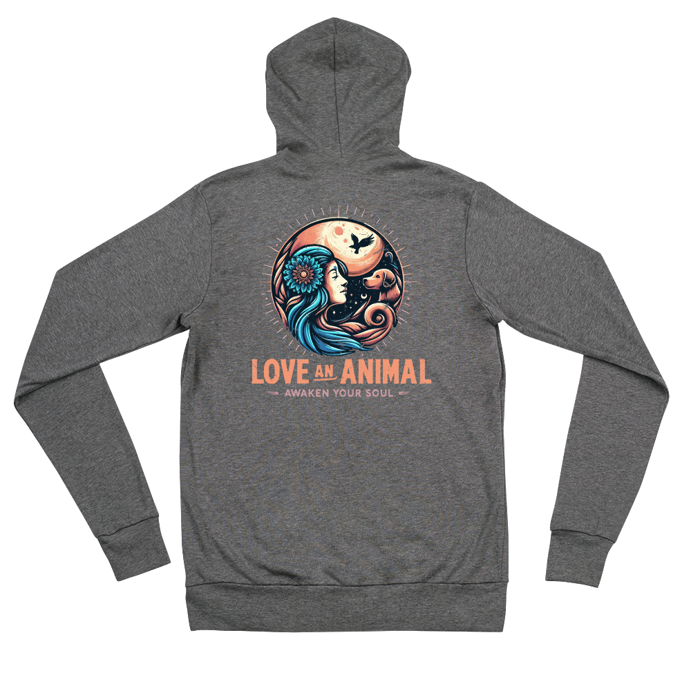 Lunar Serenade - Soul Bond - Lightweight Zip Hoodie