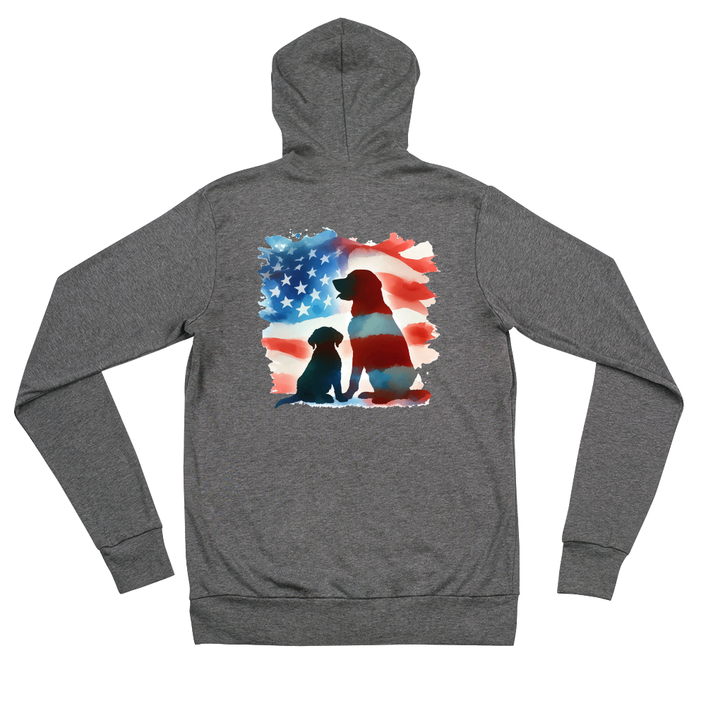 Patriotic Dreams - Lightweight Zip Hoodie