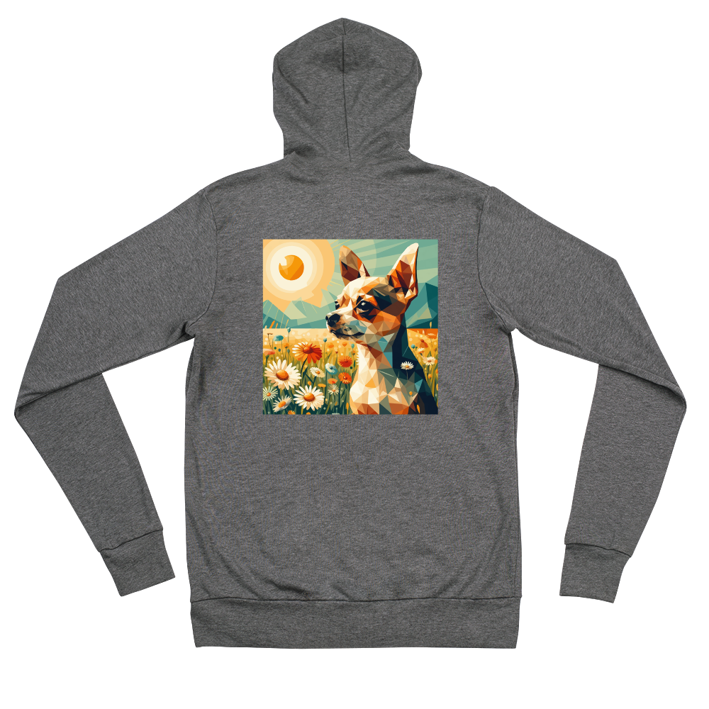 Daisy Dreamscape - Lightweight Zip Hoodie